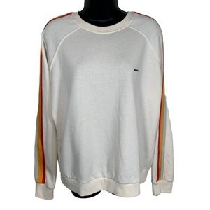❤️ Rip Curl Rainbow Stripe Sweater Pullover Size Small NWT